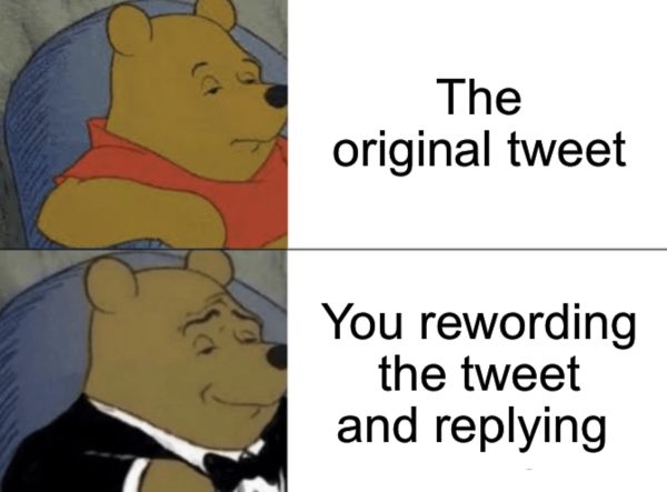 It’s much more fun to call you out with a meme. · 2021 · ♥ 33